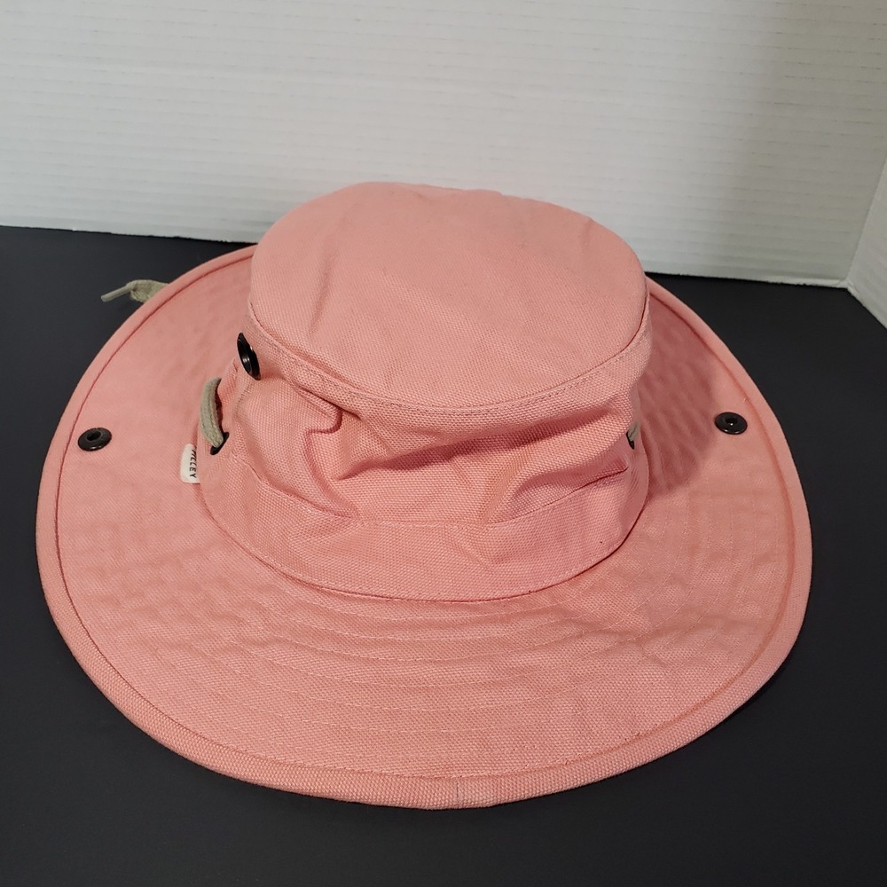 Tilley Heritage Endurables Pink‎ Bucket Hat Size 7 1/4 Medium Made In Canada - Picture 3 of 10